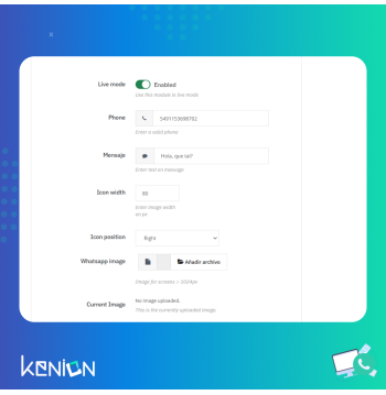 Floating WhatsApp Button with Predefined Message